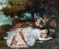 Courbet - Les demoiselles des bords de Seine