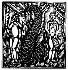 Raoul Dufy - Le serpent - Bois gravé pour Le Bestiaire d'Apollinaire - 1910-1911